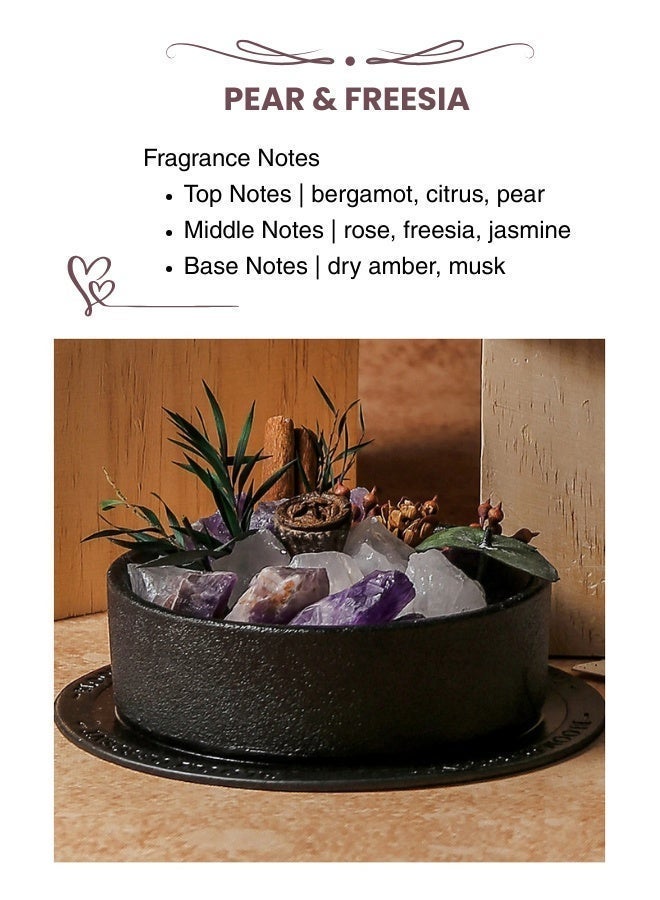 مجموعة هدايا توزيع الحجر البلوري الطبيعي، مجموعة علاج العطور المميزة للديكور المنزلي، هدايا لعيد ميلاد/العطلات - Image 2